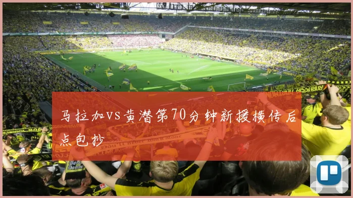 马拉加vs黄潜第70分钟新援横传后点包抄